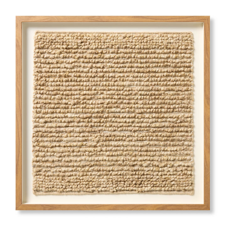 Haystack Beige/Beige 2'10"x2'10" Wall Art